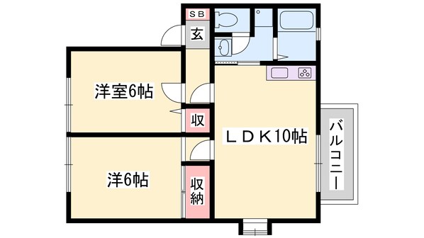 サンフォーレストB・Ｃの物件間取画像